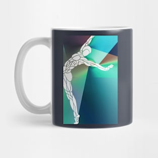 Stretch Out Blue Mug